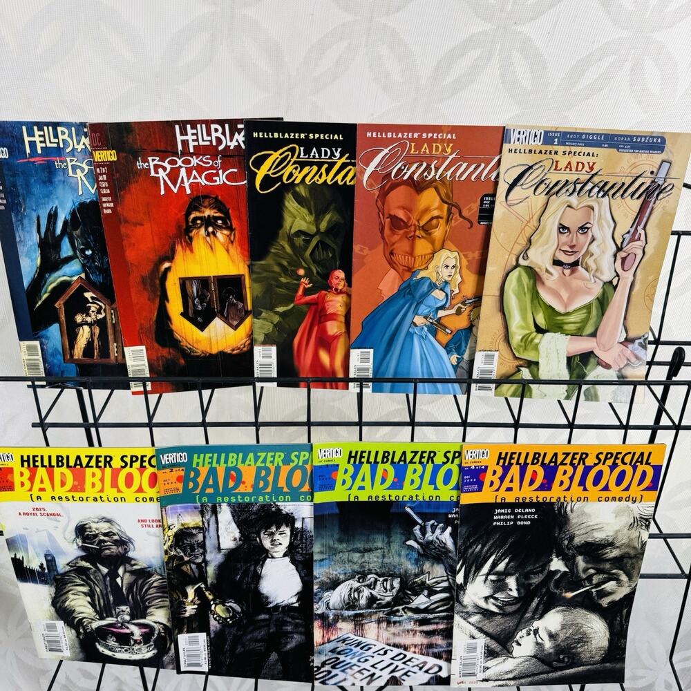 Hellblazer Bad Blood 1-4 Books Of Magic 1-2 Lady Constantine 1-3‎ lot